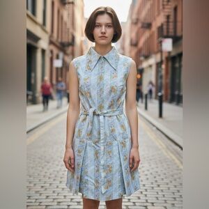 Liberty Circle Size 10 NWT 50’s Shift Dress Vintage New Gorgeous! HTF condition